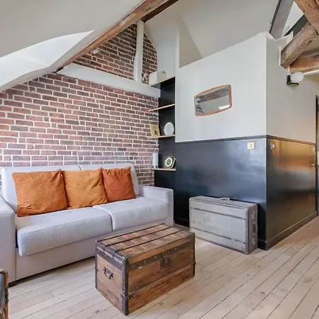 Mykeypers - Fantastic Designed Parisan Loft 2br/6p- Le Marais Apartment
